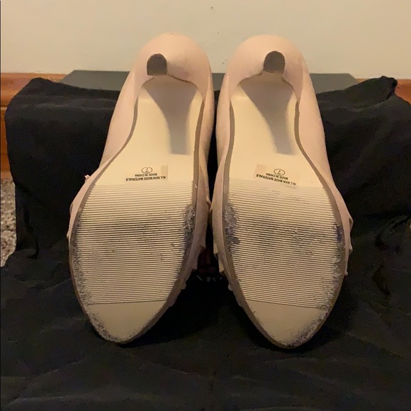 Paprika Blush Platform Peeptoe Heels Size 7 - Picture 4 of 5